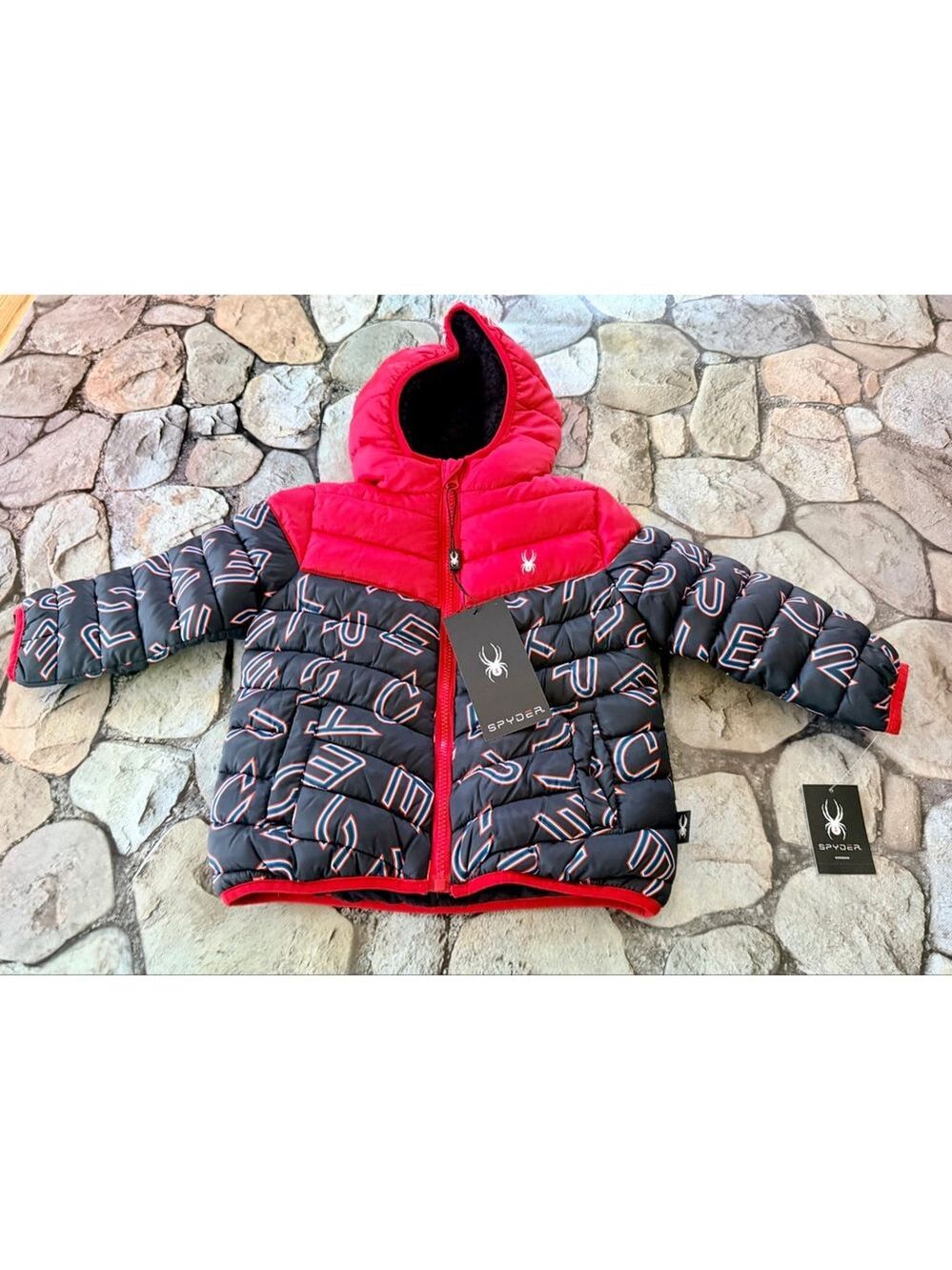 NWT Spyder Logo Puffer Jacket-24 Month